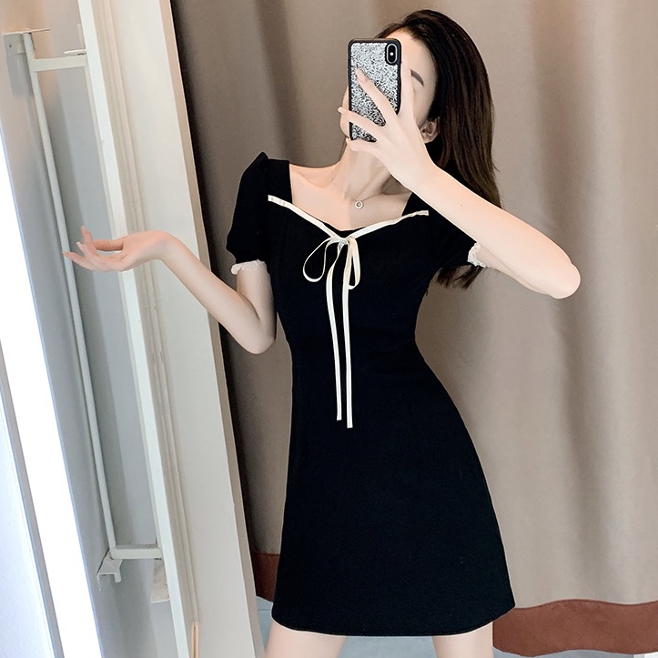 Đầm Tay Phồng Thiết Kế Mới Thời Trang Mùa Hè Theo Phong Cách Hàn Quốc Cho Nữ