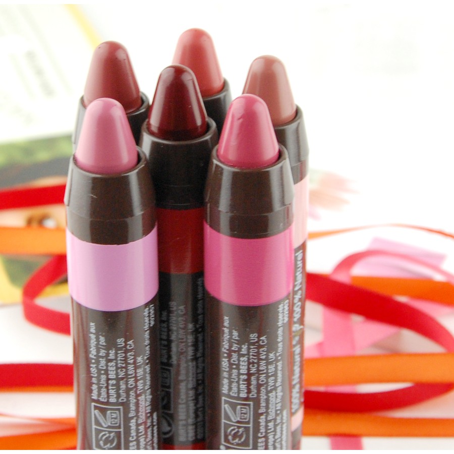 Son dưỡng ẩm không chì có màu Burt's Bees lip Crayon