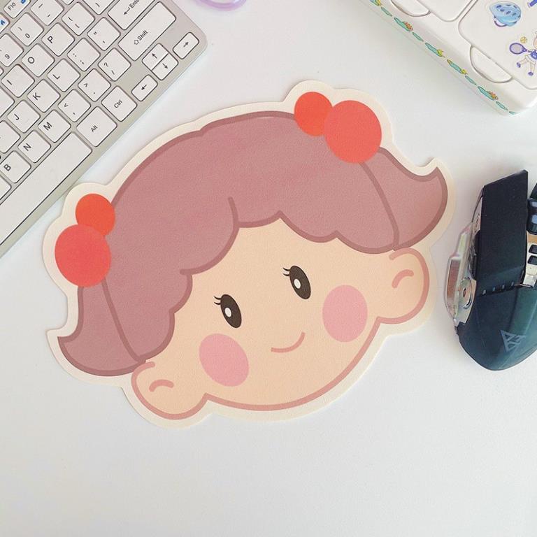 Tấm lót chuột chống trượt họa tiết hoạt hình phong cách Hàn Quốc