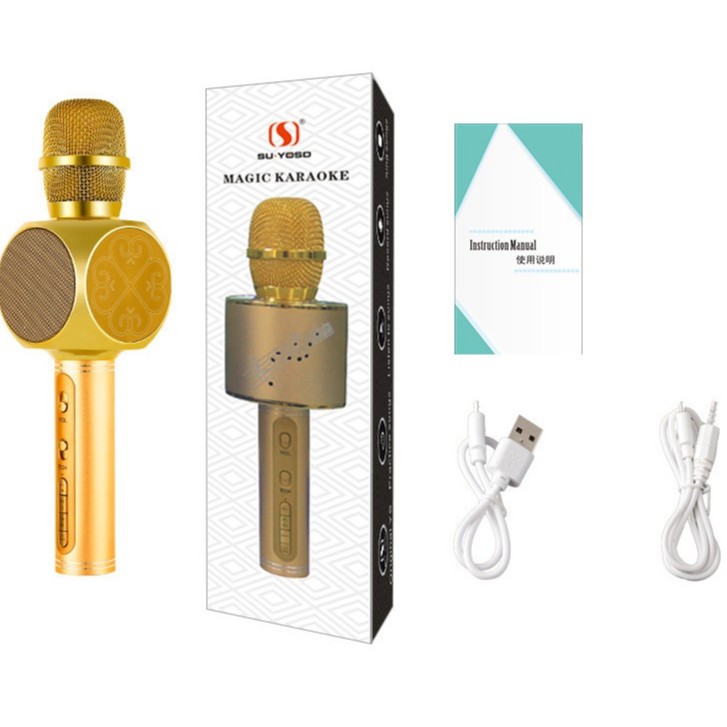 (CHUYÊN SỈ LẺ) (5 IN 1) MIC KARAOKE YS60 - YS63 FULLBOX (GIẢ GIỌNG BABY - NGƯỜI GIÀ - PHỤ NỮ) (GIÁ RẺ)