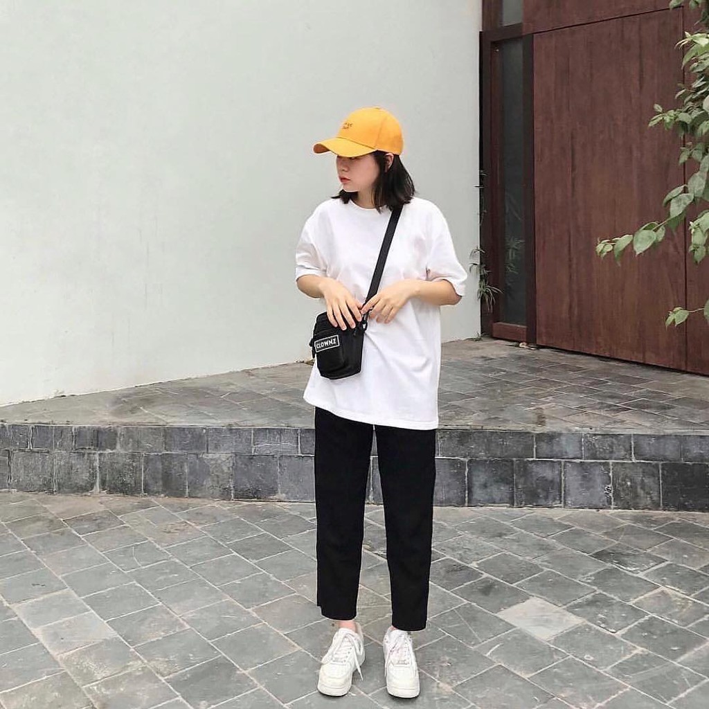 Áo thun trơn UNISEX nam nữ TAY LỠ CỰC RẺ