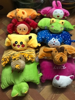 Gối đi xe máy hình thú 1 Đầu