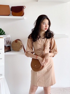 Đầm NUDE cực xinh (☘️ kèm ảnh thật)
