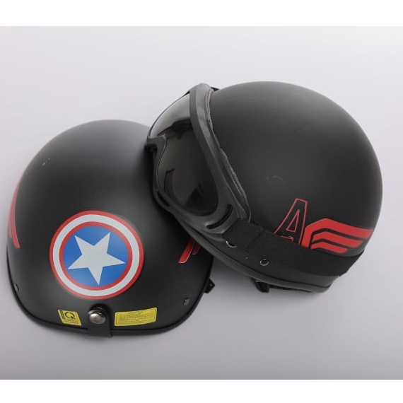 Mũ bảo hiểm , Nón Bảo Hiểm phượt Mũ mũ nửa đầu hot 2022