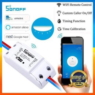 CÔNG TẮC BẬT TẮT THIẾT BỊ ĐIỆN QUA WIFI SONOFF - LMUYVU 129
