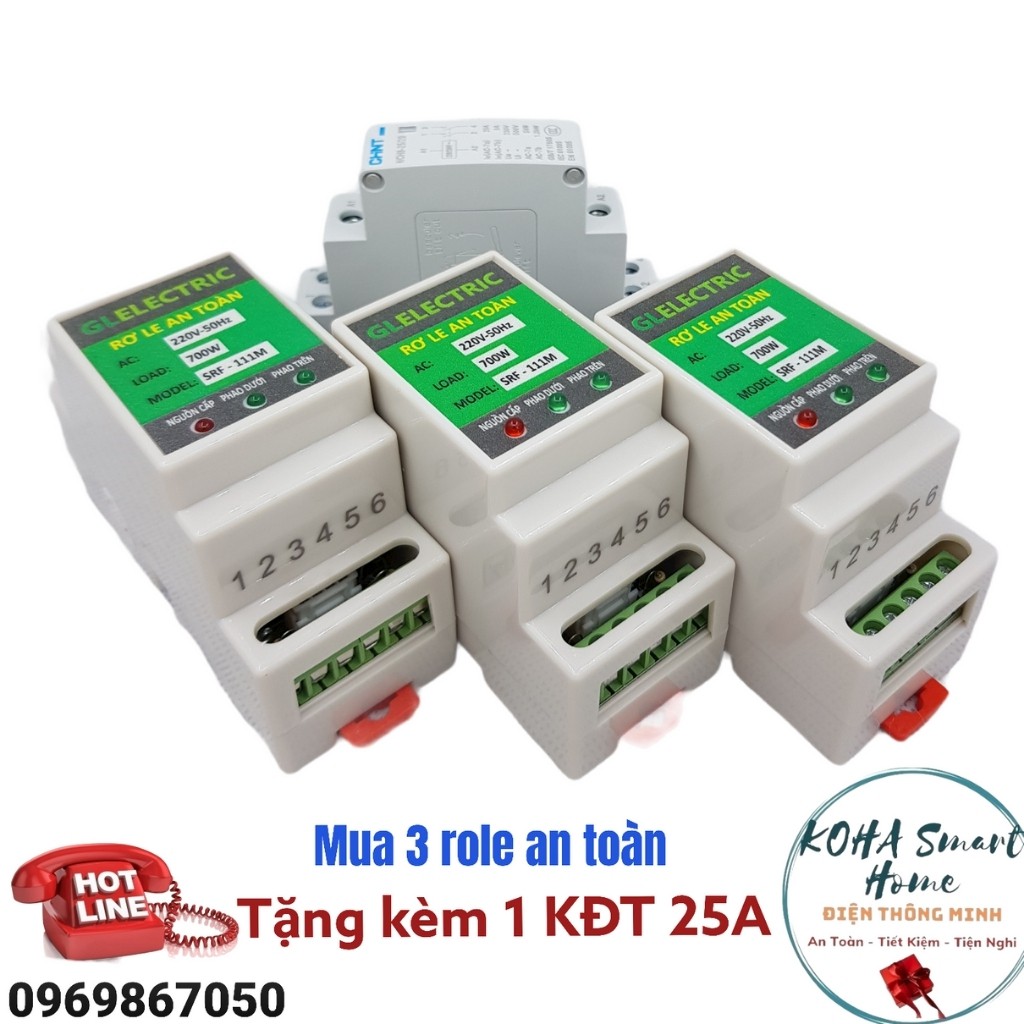 Rơle an toàn cho phao điện chính hãng GLELECTRIC- SRF111M