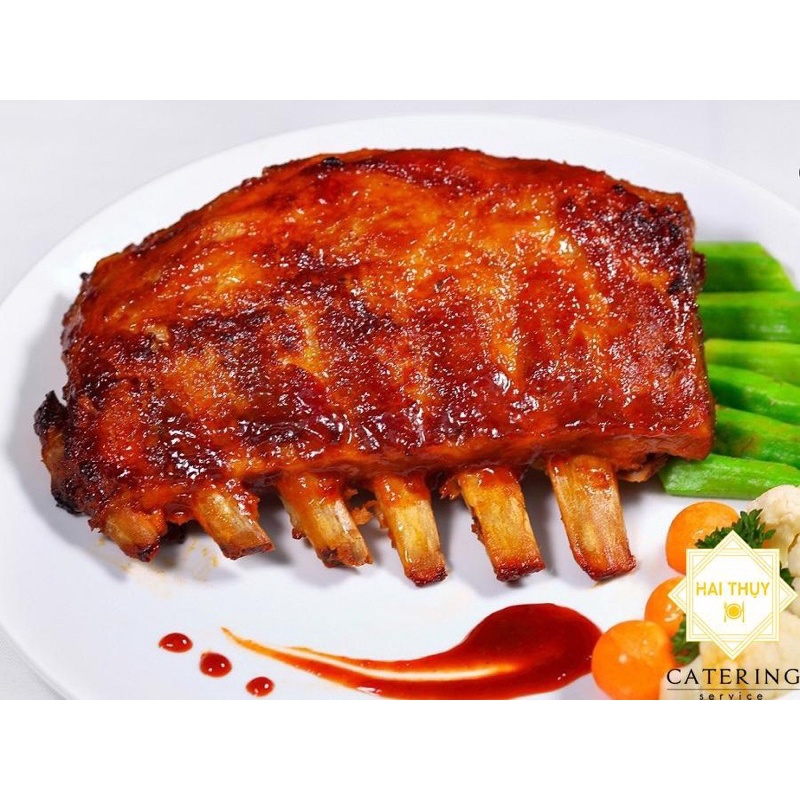 sườn ướp bbq 500gr❤️GIÁ SỈ❤️chuẩn vị thơm ngon