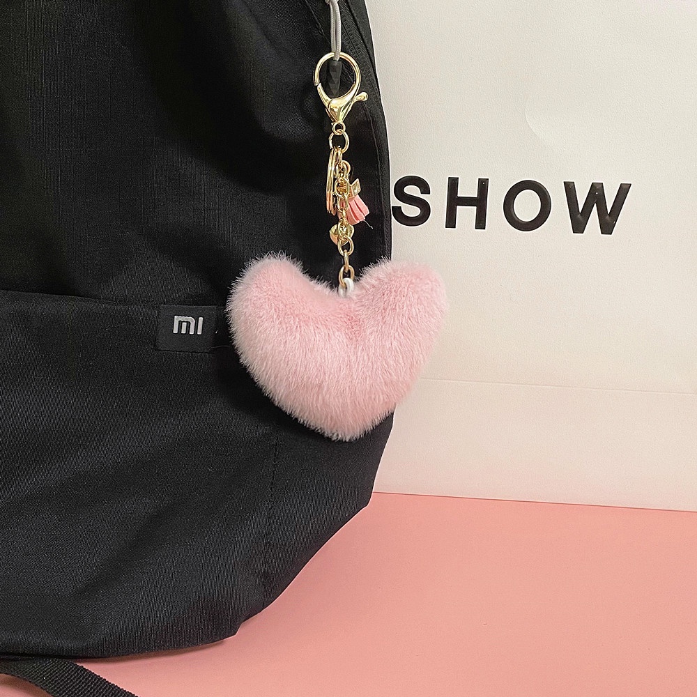 Móc khóa hình trái tim dễ thương