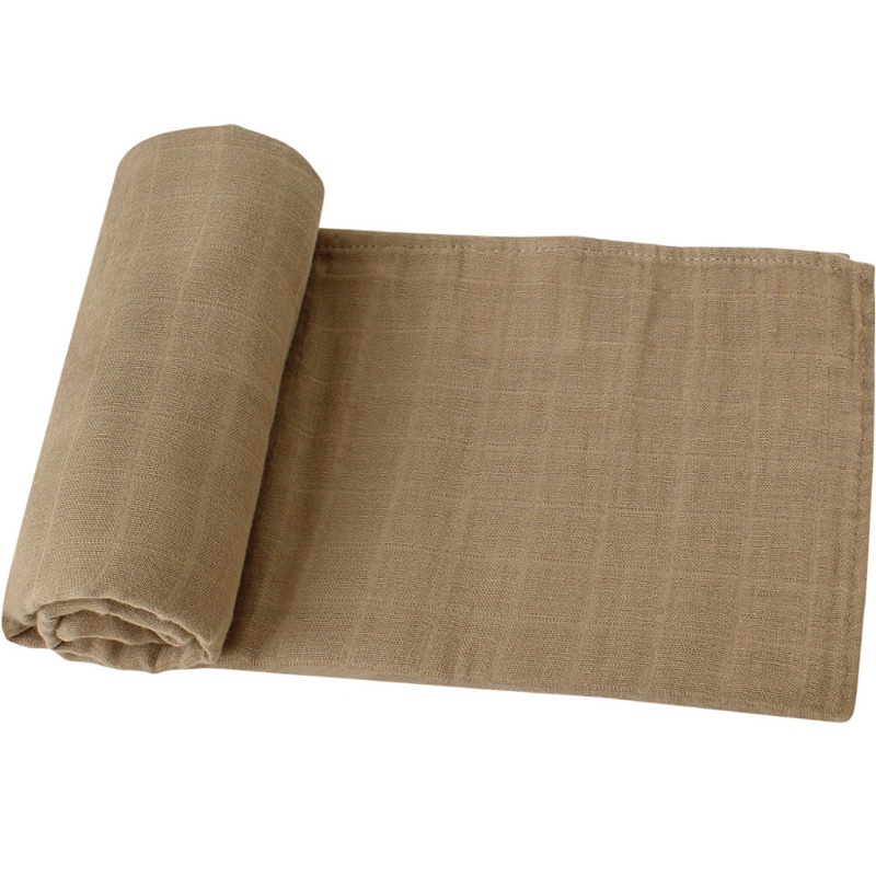 Chăn Gạc 2 Lớp 120x120cm Mềm Mại Phong Cách Muslin Dành Cho Em Bé Sơ Sinh