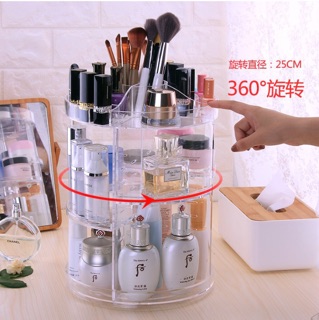 KỆ MỸ PHẨM XOAY 360 ĐỘ
