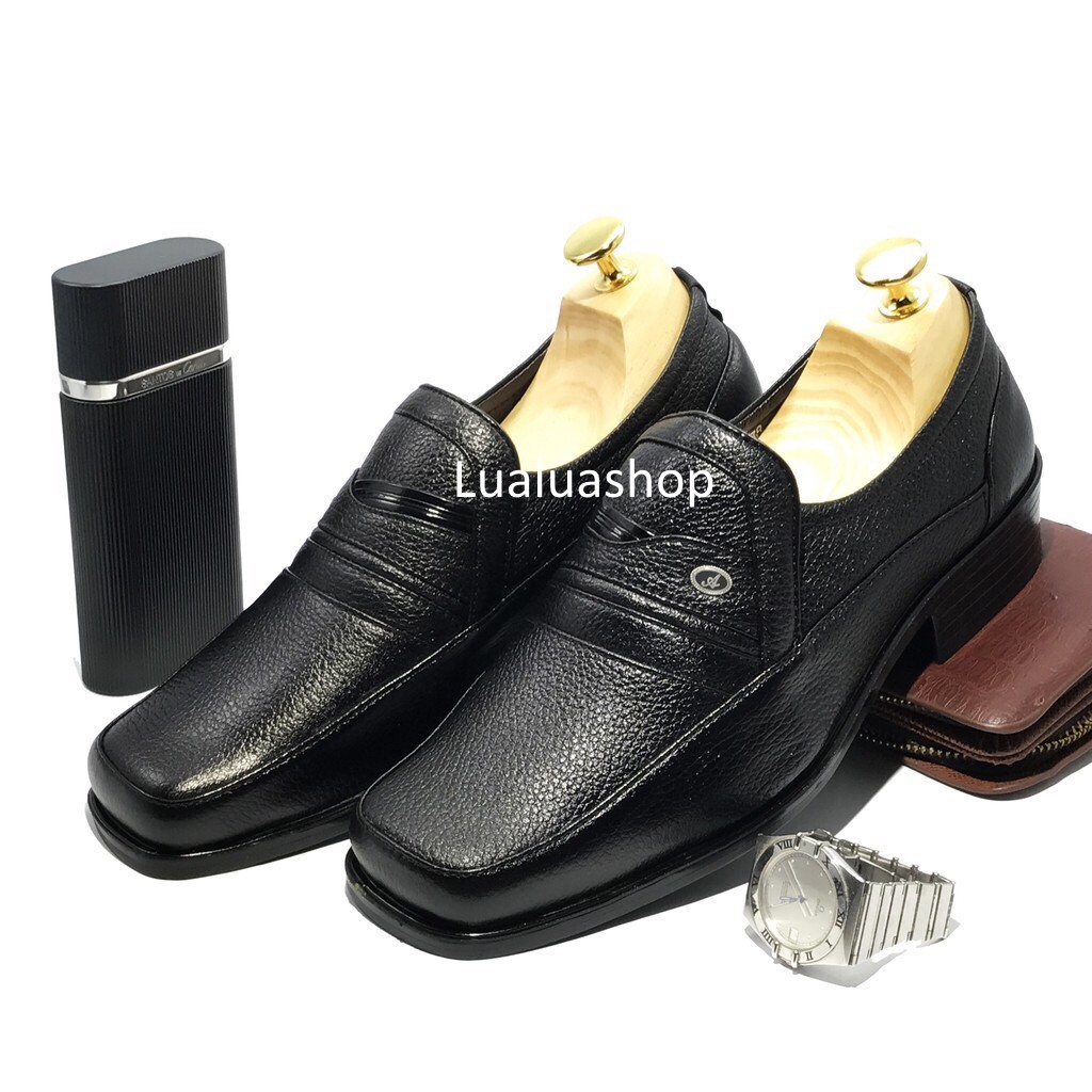 ️🛒 Giày tây nam da bò thật S15 mũi bằng. Còn vài đôi bán thanh lí giá rẻ bèo