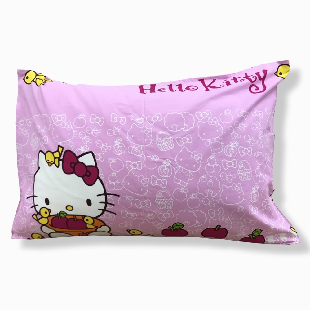 {THANH LÝ} Vỏ gối đơn Sông Hồng hình Hello Kitty, Doraemon