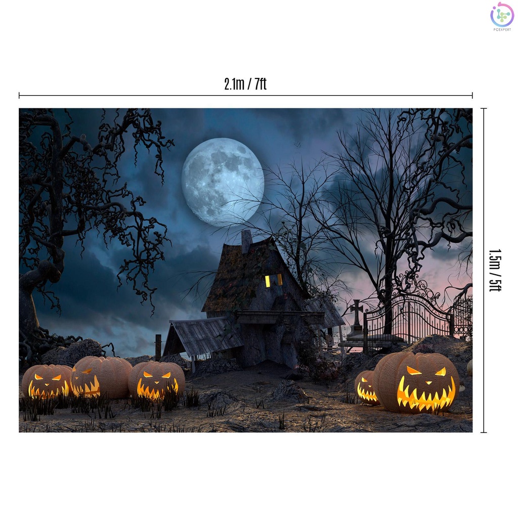 Hình ảnh Phông Nền Chụp Ảnh Chân Dung Chủ Đề Halloween Kích Thước 2.1 * 1.5m #7