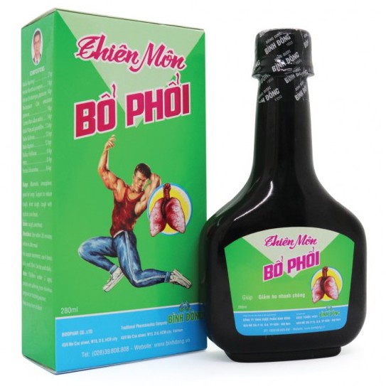 THIÊN MÔN BỔ PHỔI - SIRO BỔ PHẾ - GIẢM HO - TAN ĐÀM