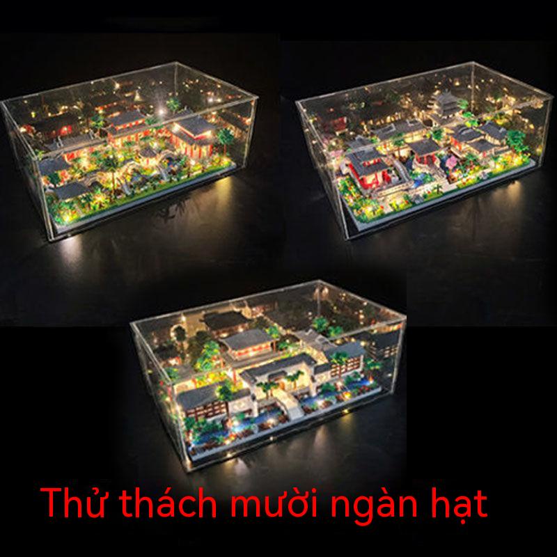 Tương thích Lego Hogwarts Lâu đài Chàng trai Khu nhà lớn ngành kiến ​​​​trúc Harry Potter độ khó cao