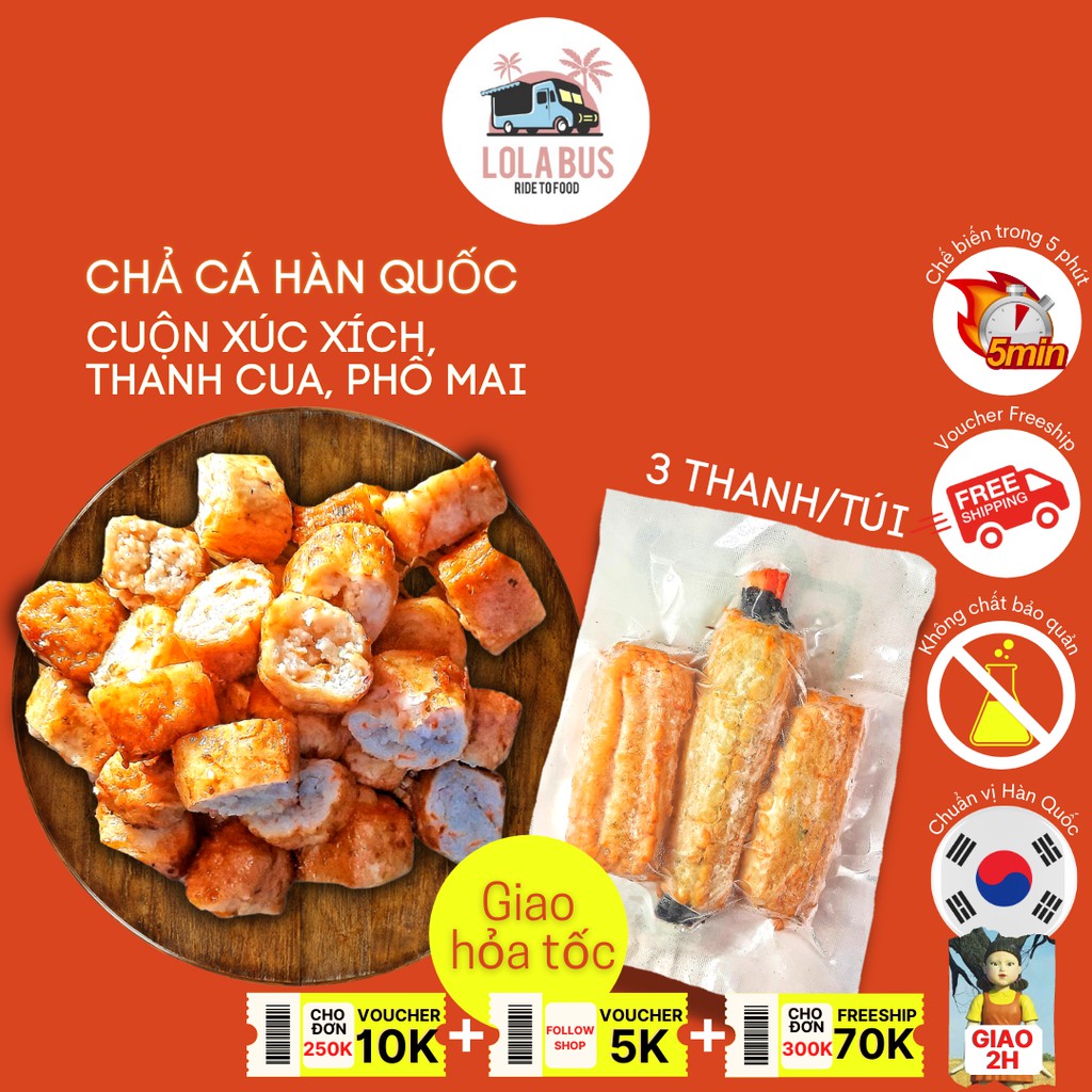 [Tặng Phô mai lát, sốt chấm + Giao hỏa tốc] XIÊN CHẢ CÁ ĂN VẶT ĐƯỜNG PHỐ (EOMUK / ODENG) HÀN QUỐC THẬP CẨM NHIỀU VỊ | BigBuy360 - bigbuy360.vn