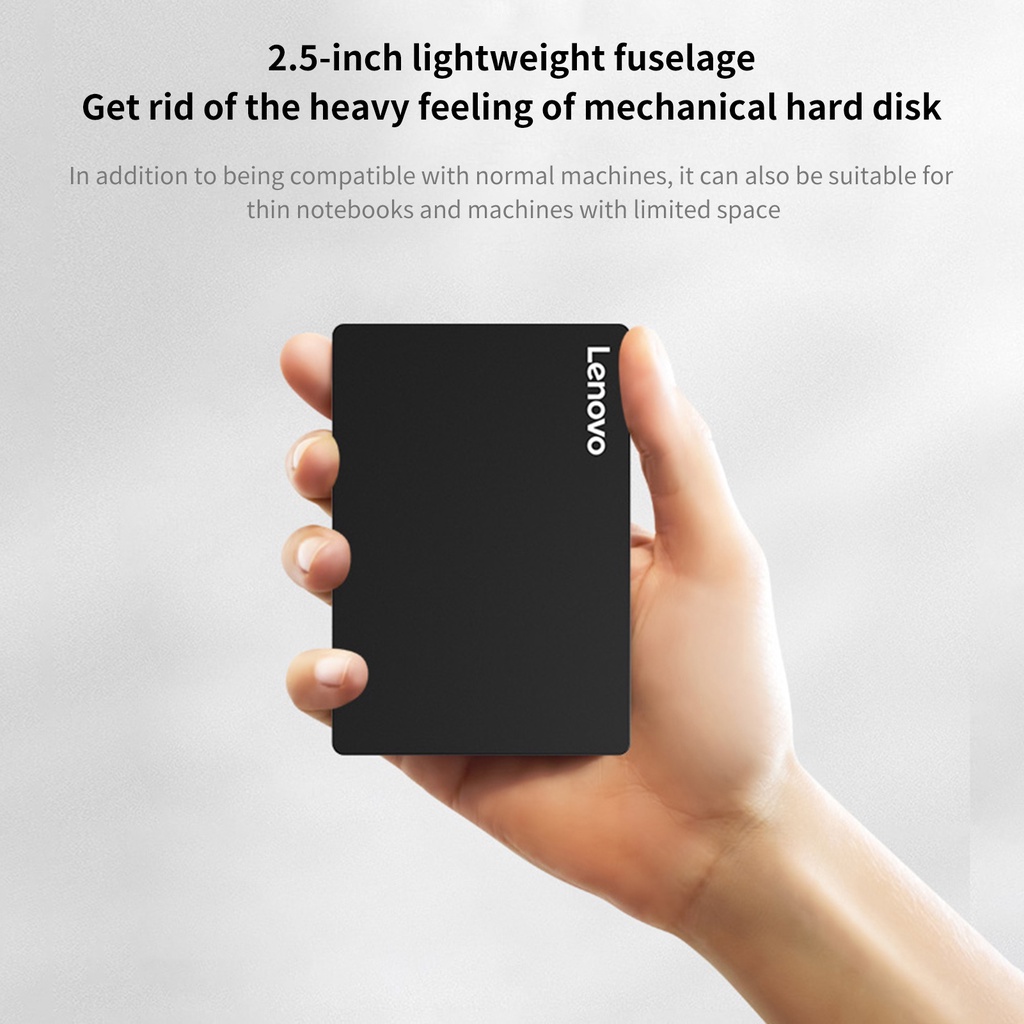 Ổ cứng di động trạng thái rắn Lenovo SL700 2.5&quot; 500MB/s dung lượng lớn 60GB 120GB 256GB 512GB 1TB SATA3.0