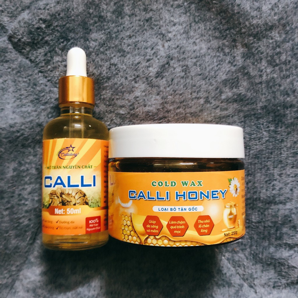 Combo wax lông nách an lành bikini ria mép Calli Honey tặng 50 tờ giấy wax lông + 2 que wax - WCH | BigBuy360 - bigbuy360.vn