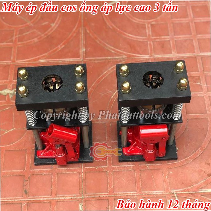 Máy ép đầu cos thủy lực ống dây cao áp 3 tấn-Ép dây rửa xe đầu rời,dây hơi,dây thủy lực