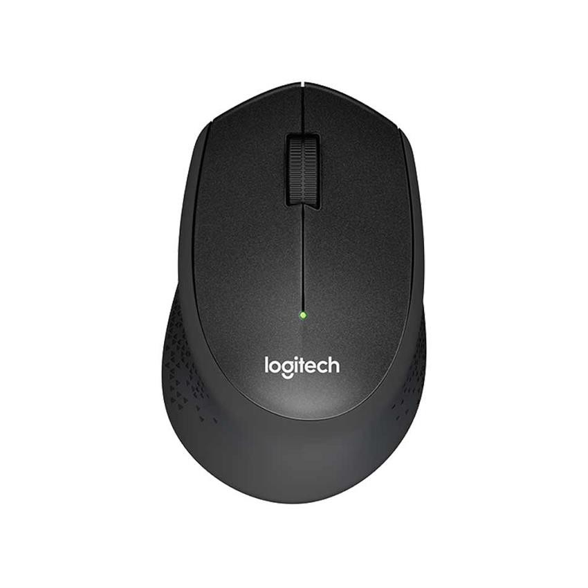 Chuột Quang Không Dây Logitech M331 Silent Màu Đen, Xanh,dùng Desktop, PC,Độ phân giải quang học 1000 dpi,Bảo hành 12T
