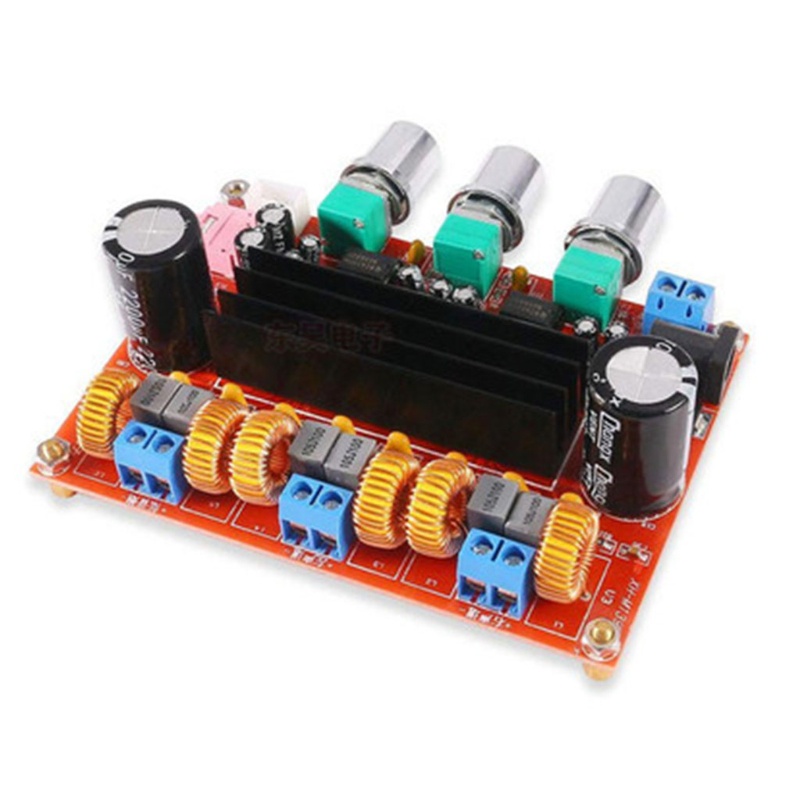 Bảng Mạch Khuếch Đại Âm Thanh Kỹ Thuật Số Siêu Trầm DC12V-24V 2x50W + 100W