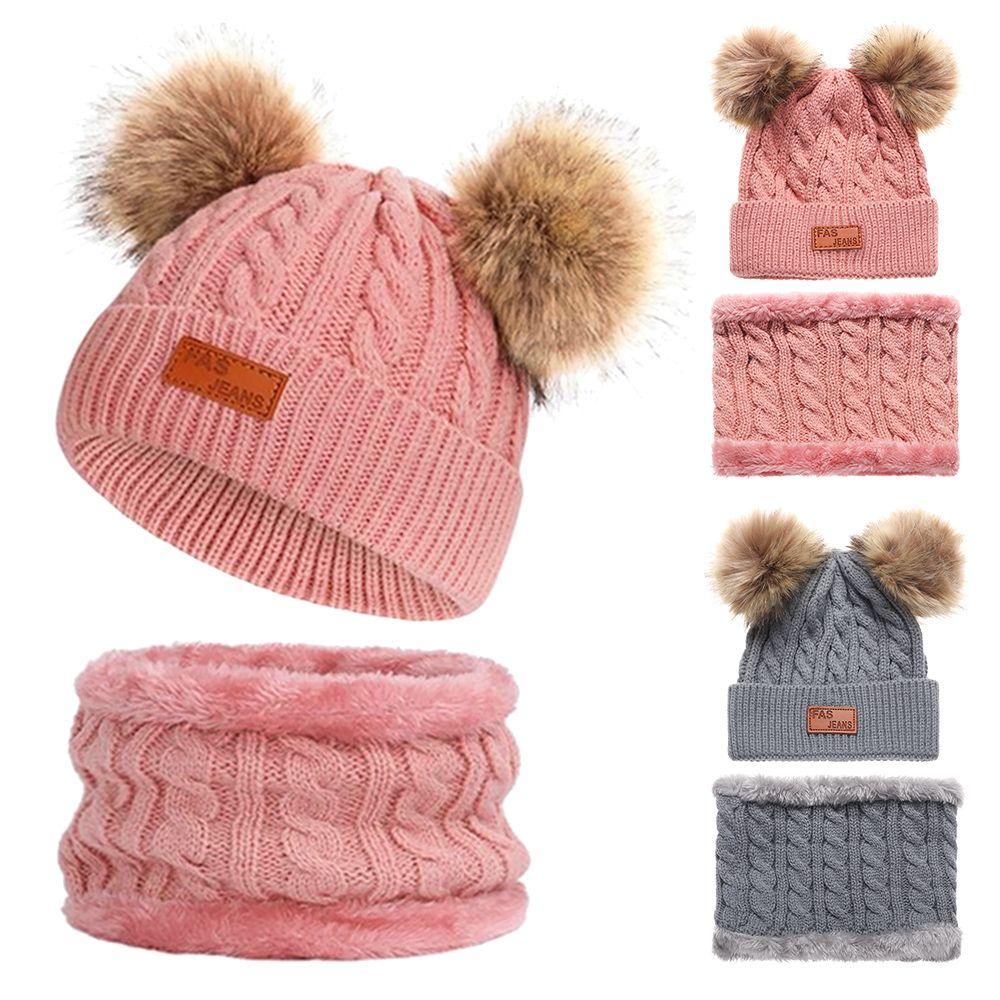 JUNE Set Mũ beanie Và Khăn Choàng Cổ Cho Bé