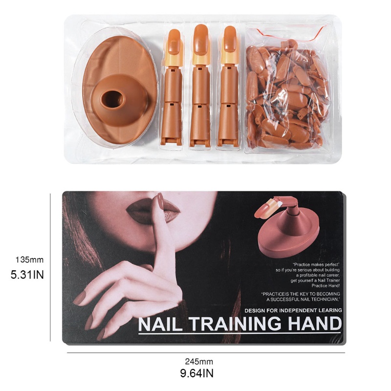 Mô Hình Ngón Tay Thực Hành Làm Móng Nghệ Thuật Có Thể Uốn Cong YOUYO