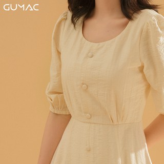 Đầm eo xếp tay phồng DA780 GUMAC