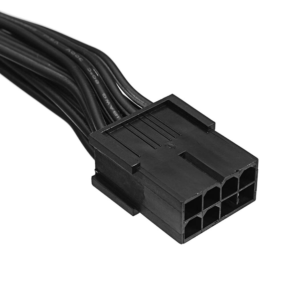 Dây cáp nối dài 20cm chuyển đổi 8 pin sang 2x8p  Psu 18awg 8pin cho card đồ họa Pcie
