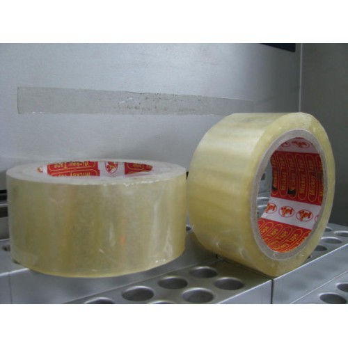 Băng keo, băng dính, băng dán văn phòng OPP trong màu vàng 1 cuộn loại 150ya (Phong Nga Store)