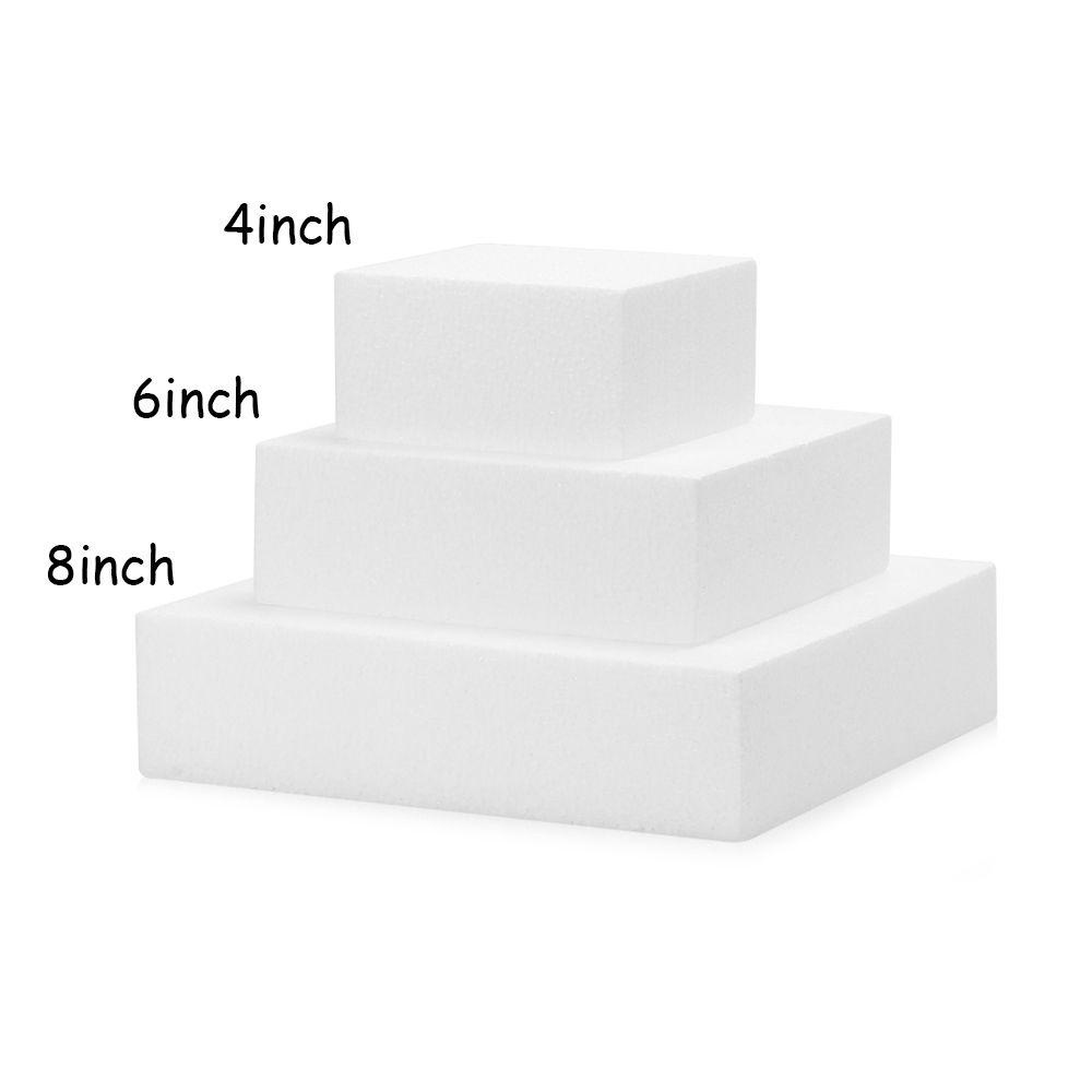 Mô Hình Xốp 4 / 6 / 8 / inch Dùng Luyện Tập Trang Trí Bánh Kem