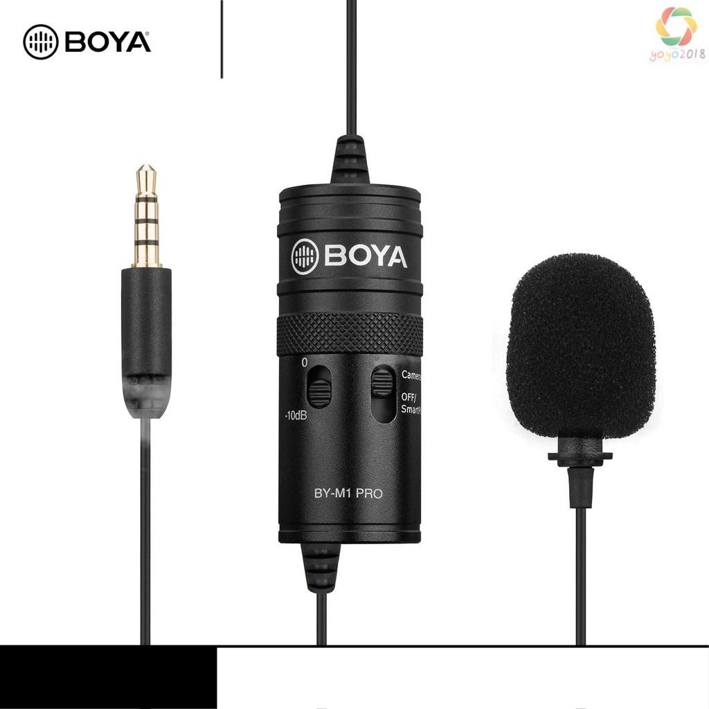 Micro cài áo đa hướng BOYA BY-M1 Pro cho điện thoại / máy ảnh DSLR / máy quay phim / thiết bị thu âm / PC