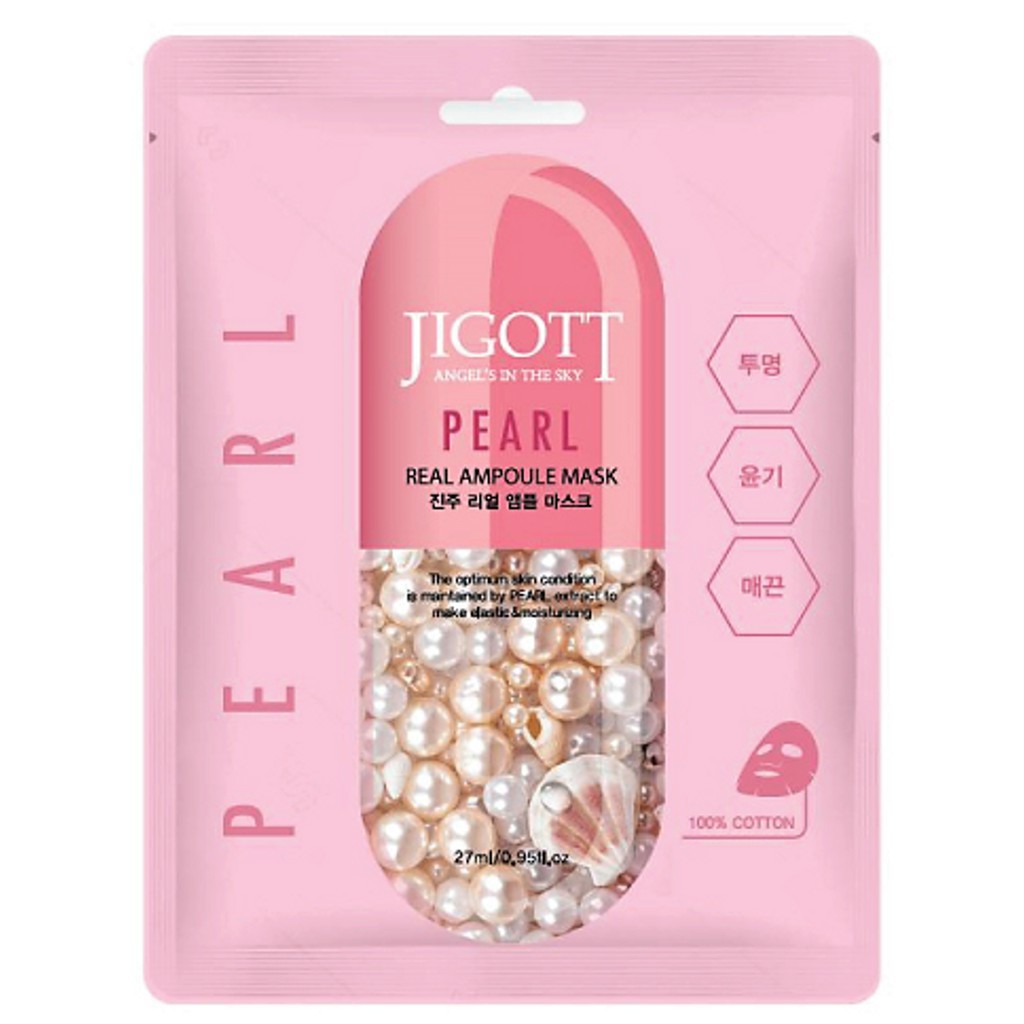 [Mỹ Phẩm Hàn Quốc]Mặt nạ dưỡng da JIGOTT Real Ampoule Mask 27ml nhiều tinh chất lựa chọn