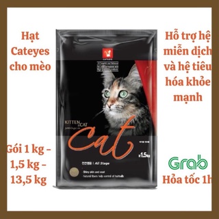 Thức ăn hạt khô cho mèo, hạt hữu cơ cho mèo, thức ăn hạt cho mèo cat eye 1.5kg