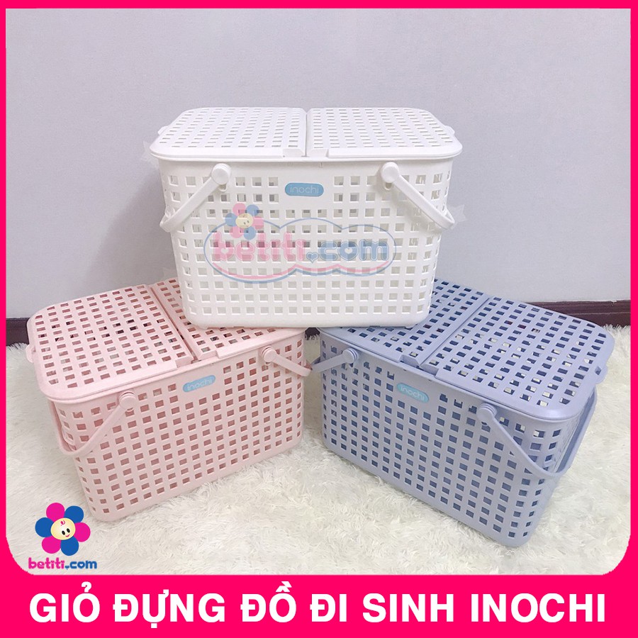 Giỏ Đựng Đồ Đi Sinh Có Xách Quai Giữa Cỡ To - Làn Đựng Đồ Cho Bé Inochi Loại Kích Thước Lớn