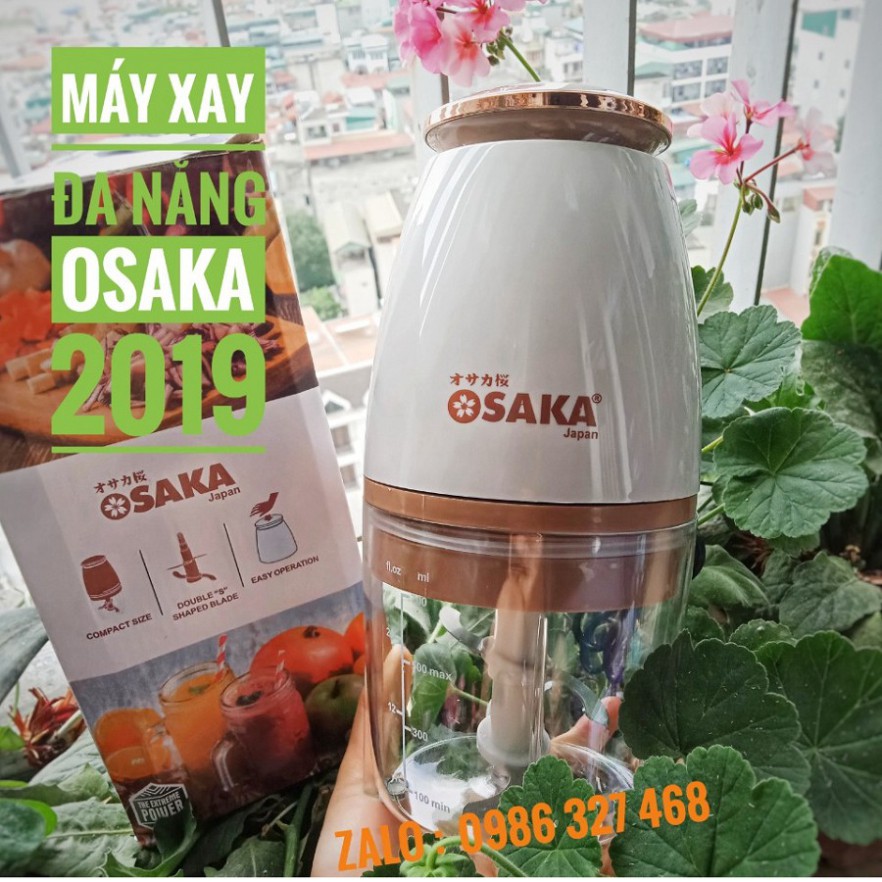 [ BH 1 Đổi 1] Máy Xay Sinh Tố, Máy Xay Thịt Đa Năng OSAKA- Xay Sinh Tố, Xay Thịt, Cá, Rau Củ Quả