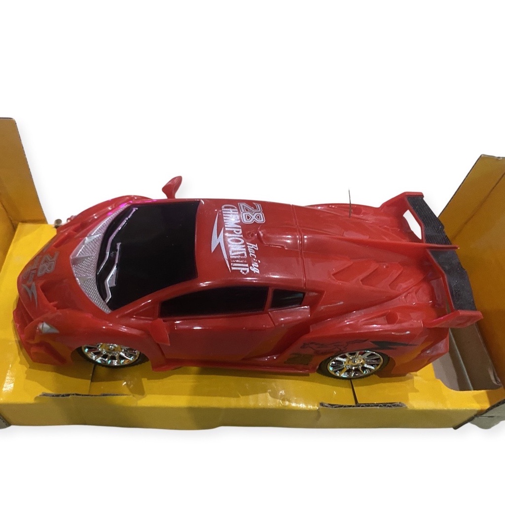 Xe điều khiển có đèn trước - HT- 56 màu đỏ màu cam