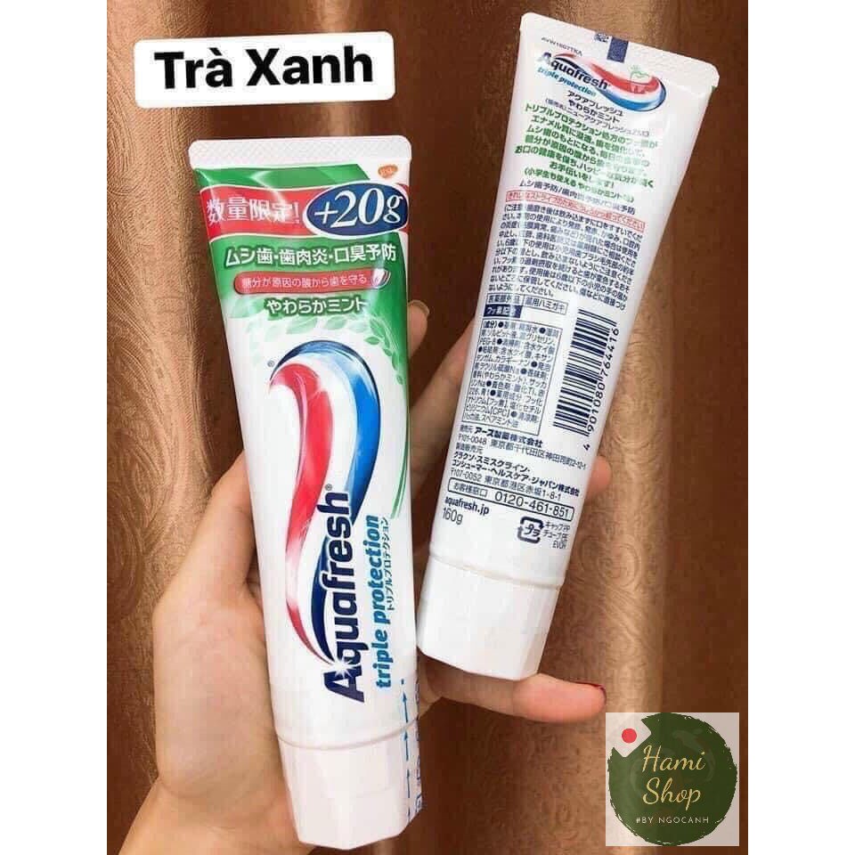 Kem đánh răng Aquafresh Nhật 160g date 2023 hamishop