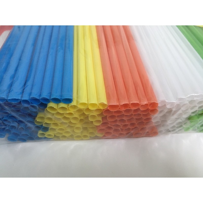 Ống hút nhựa nhiều màu 150gr