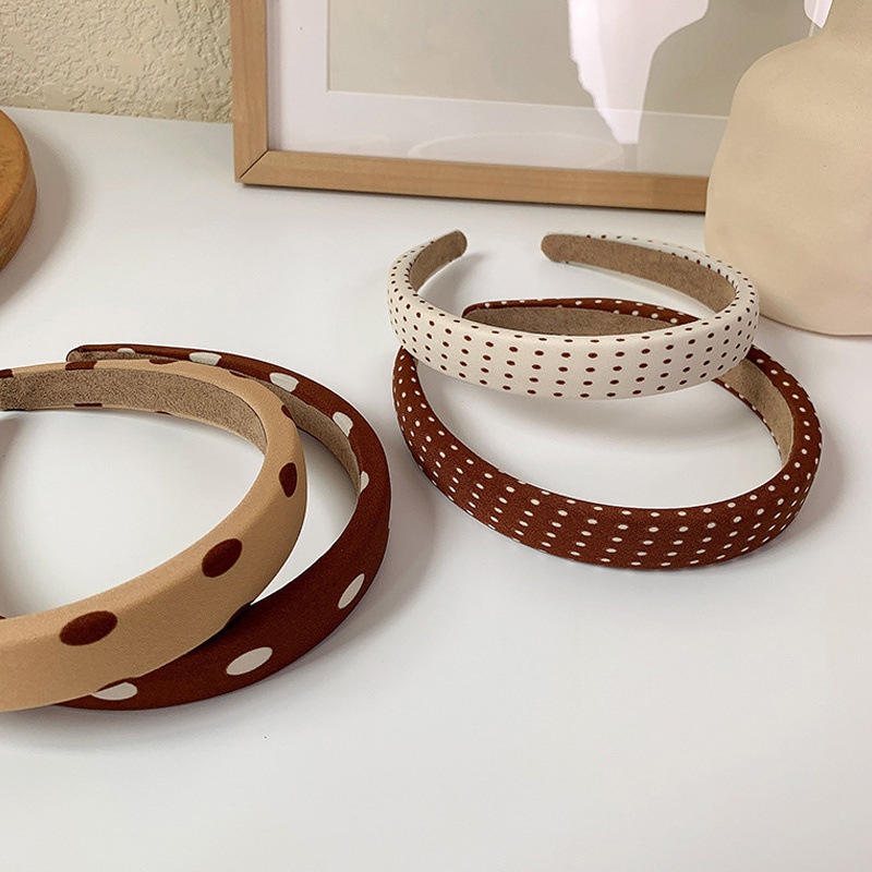 Băng Đô Bản Rộng Vải In Họa Tiết Da Báo Thời Trang