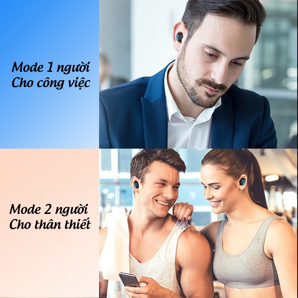 Tai nghe Bluetooth HBQ – Q32 2020 True Wireless Chống Nước IPX5 Chính Hãng