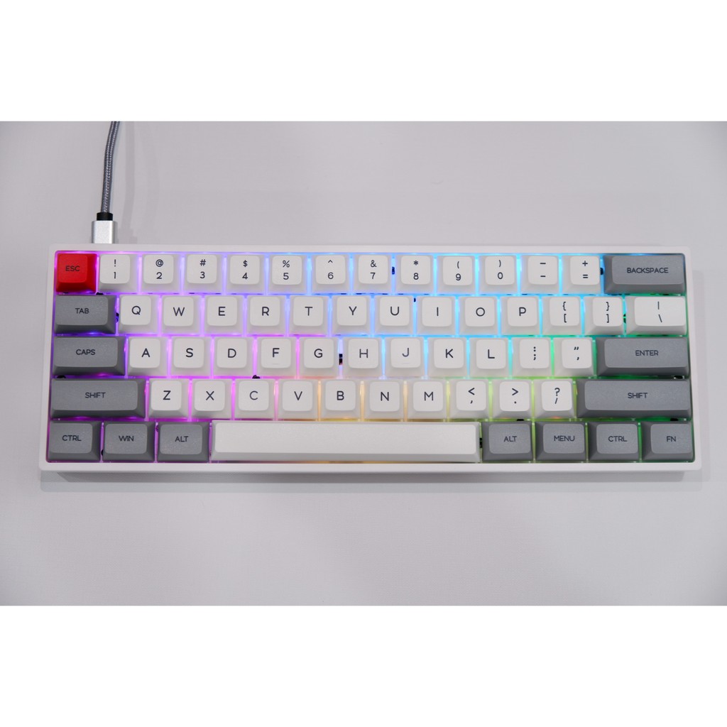 Bàn phím cơ Bluetooth Geek SK61 - SK64 - Full led RGB - Keycap PBT cực xịn | BigBuy360 - bigbuy360.vn