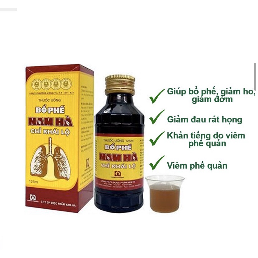 BỔ PHẾ NAM HÀ - SIRO BỔ PHẾ CHỈ KHÁI LỘ
