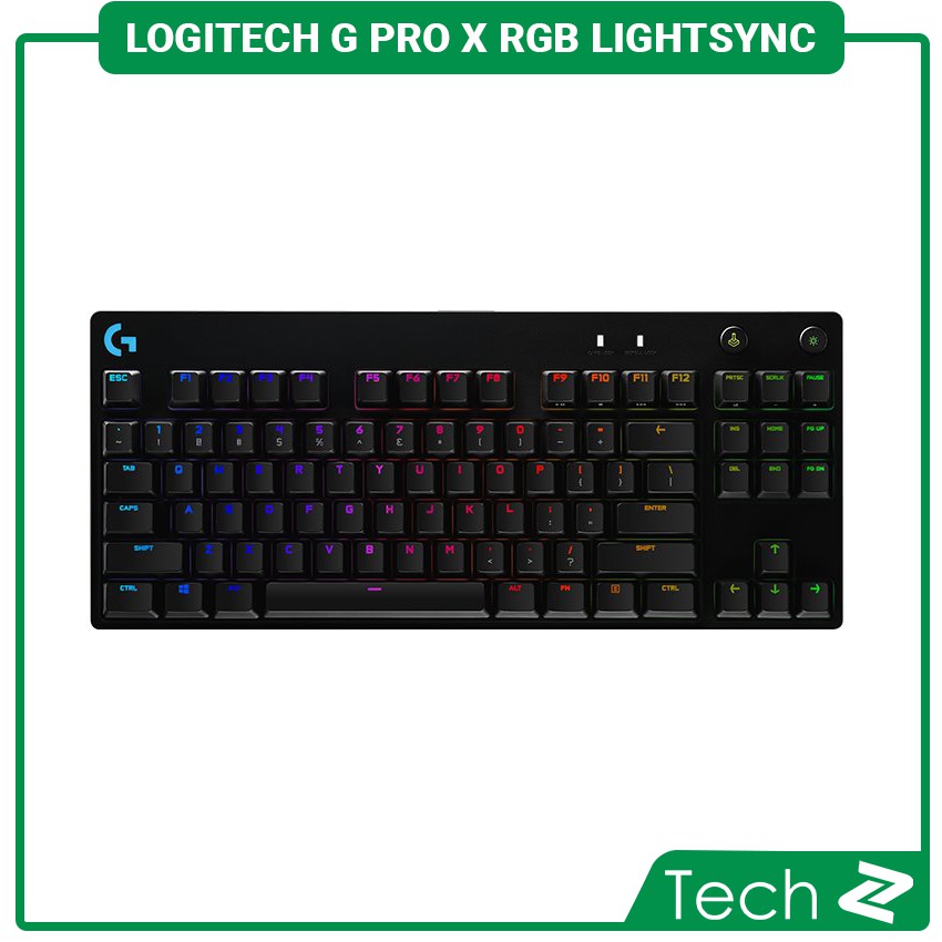 Bàn phím cơ Logitech G Pro X RGB Lightsync GX Clicky Blue Switch