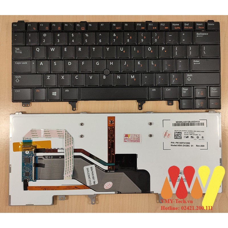 [BH 1 ĐỔI 1] Bàn phím Laptop Dell E6420 5420 E6320 E5430 E6330 E6430 E6440 NEW 100%