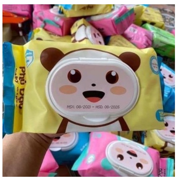 Khăn Ướt Kháng Khuẩn Không Mùi An Toàn Cho Bé BABY WIPES loại 80 tờ chuẩn 80 gram