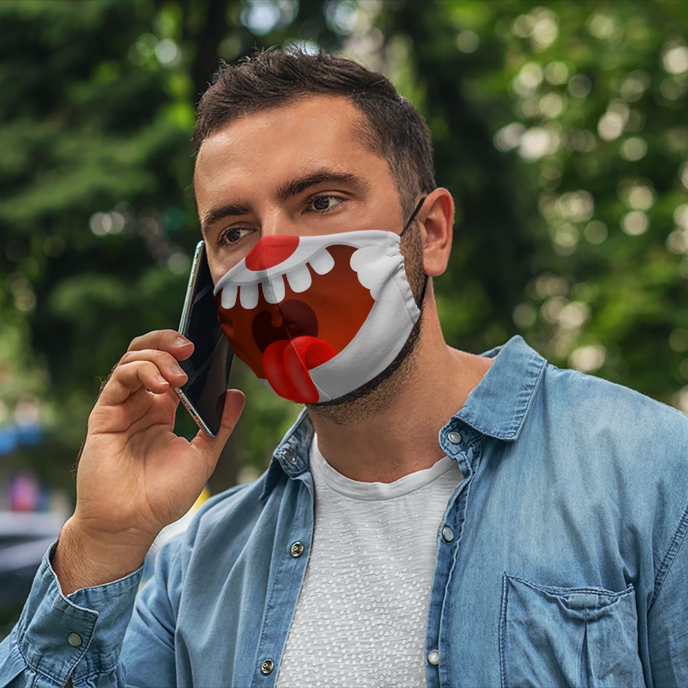 Khẩu trang thú cưng cho bé dễ thương trẻ em hoạt hình vui nhộn Mặt Cảm Xúc EMOJIS CARTWELL chống nắng có thể giặt và tái