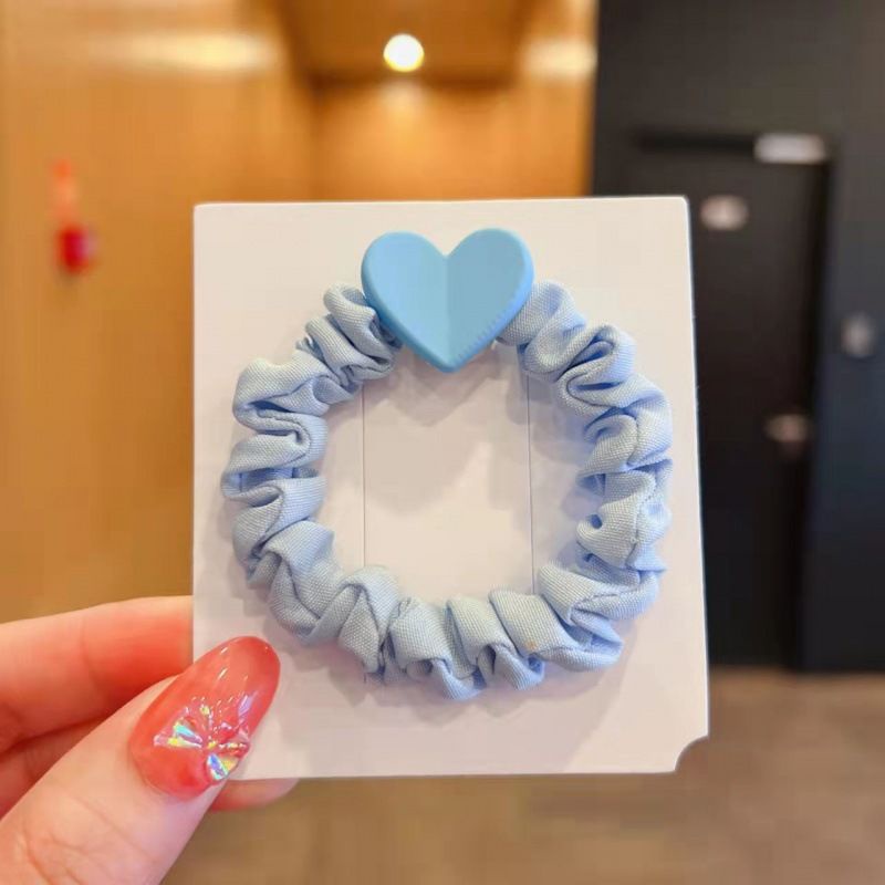 Dây Cột Tóc Hình Trái Tim Dễ Thương Ngọt Ngào Cho Nữ