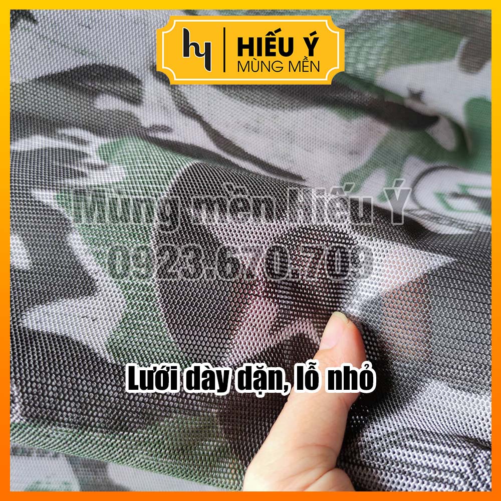 [TẶNG 4M DÂY] Võng lưới dài 2m1 lỗ nhỏ dày dặn - ẢNH THẬT (Màu ngẫu nhiên) | Mùng mền Hiếu Ý