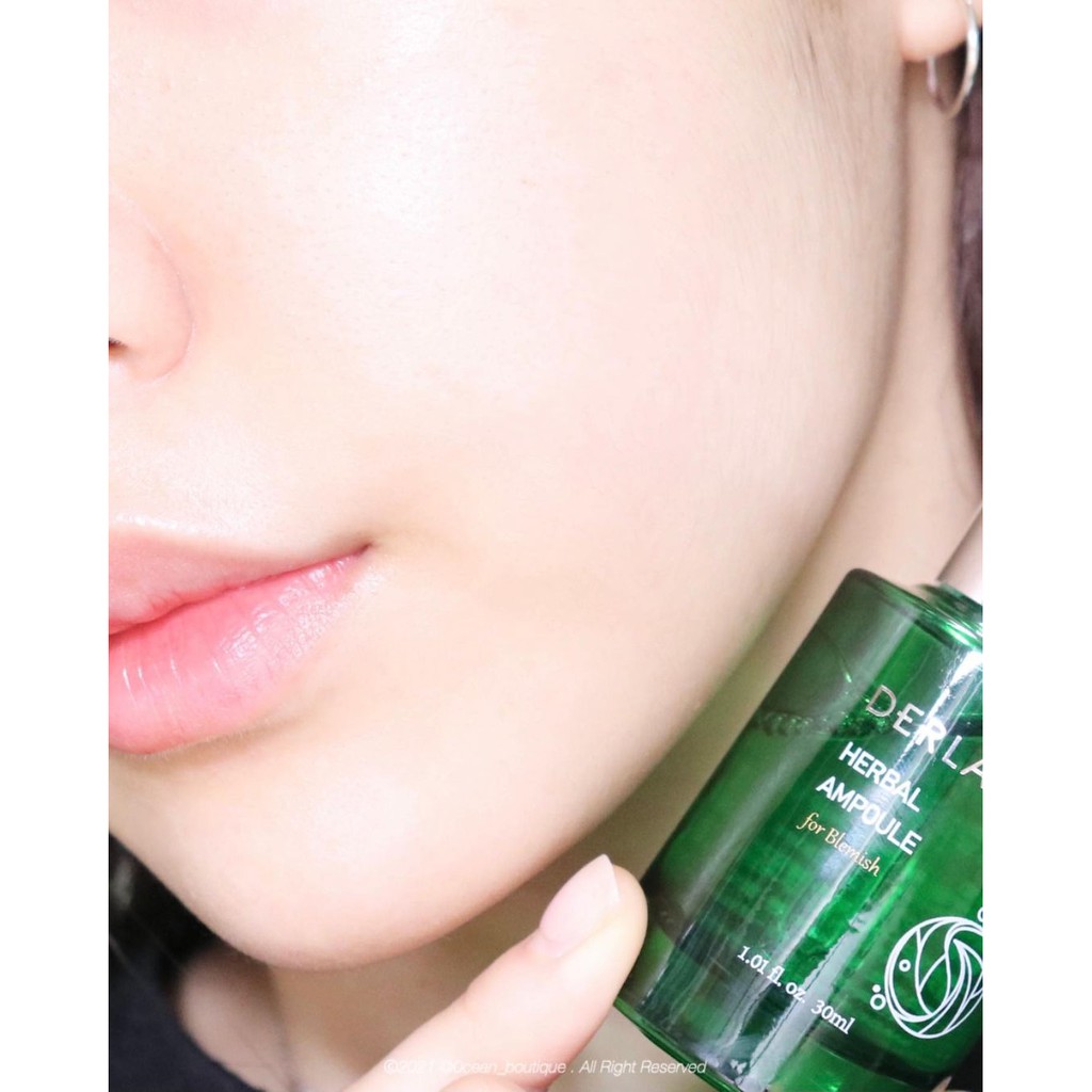Tinh chất tràm trà giả mụn Serum Derladie Herbal Ampoule For Blemish